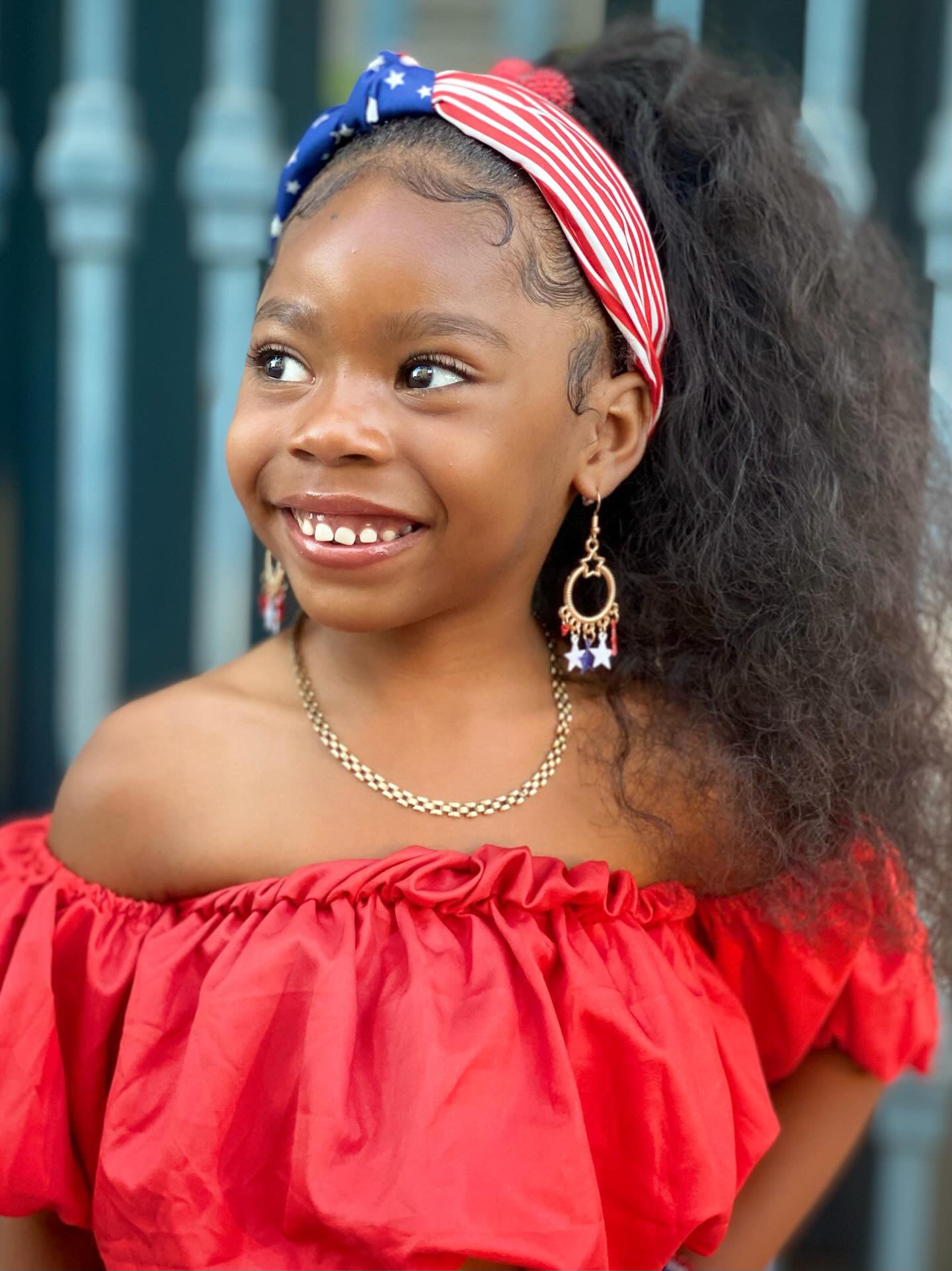 Summer Jam Patriotic Statement headband