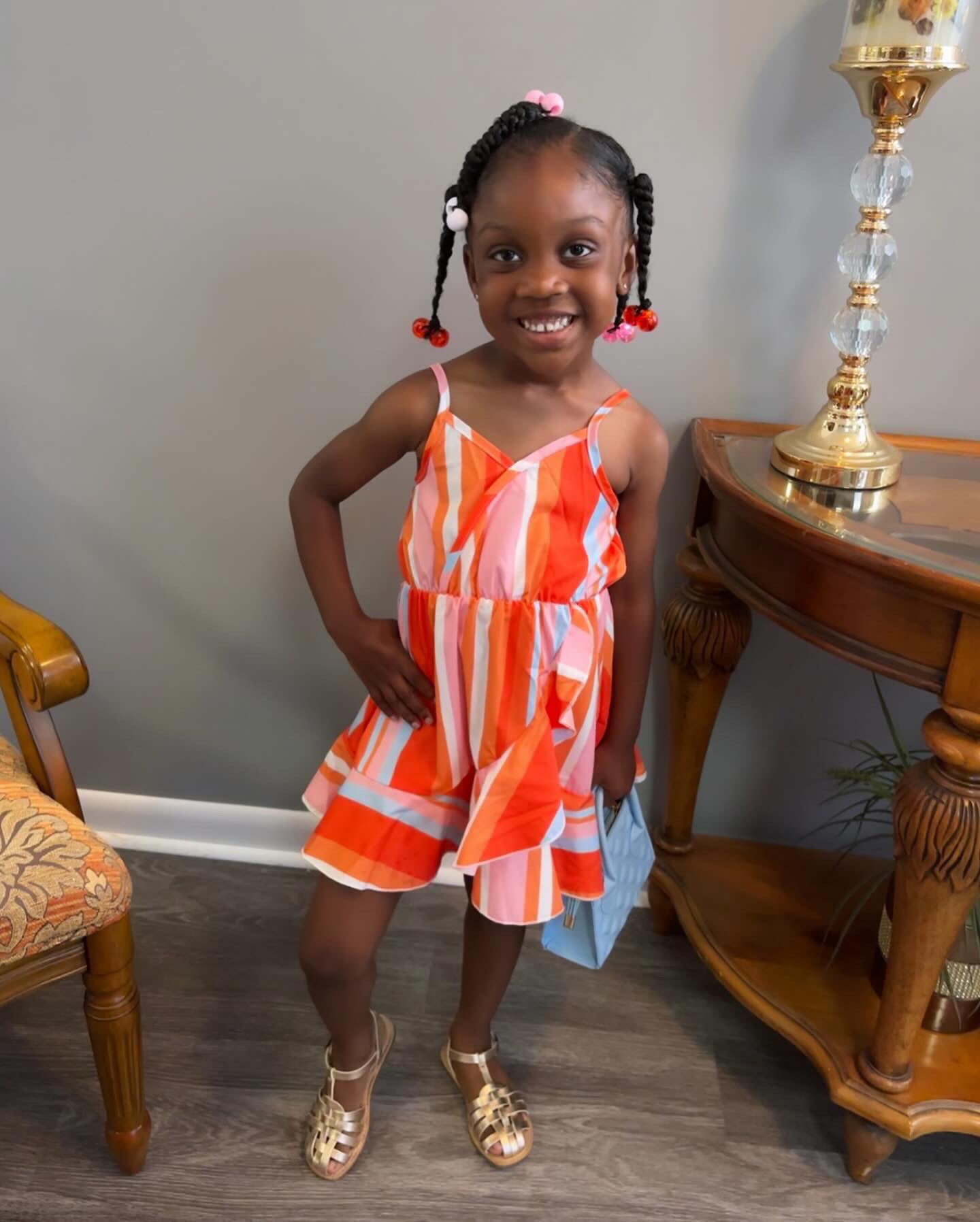 Bright and Striped Sundress