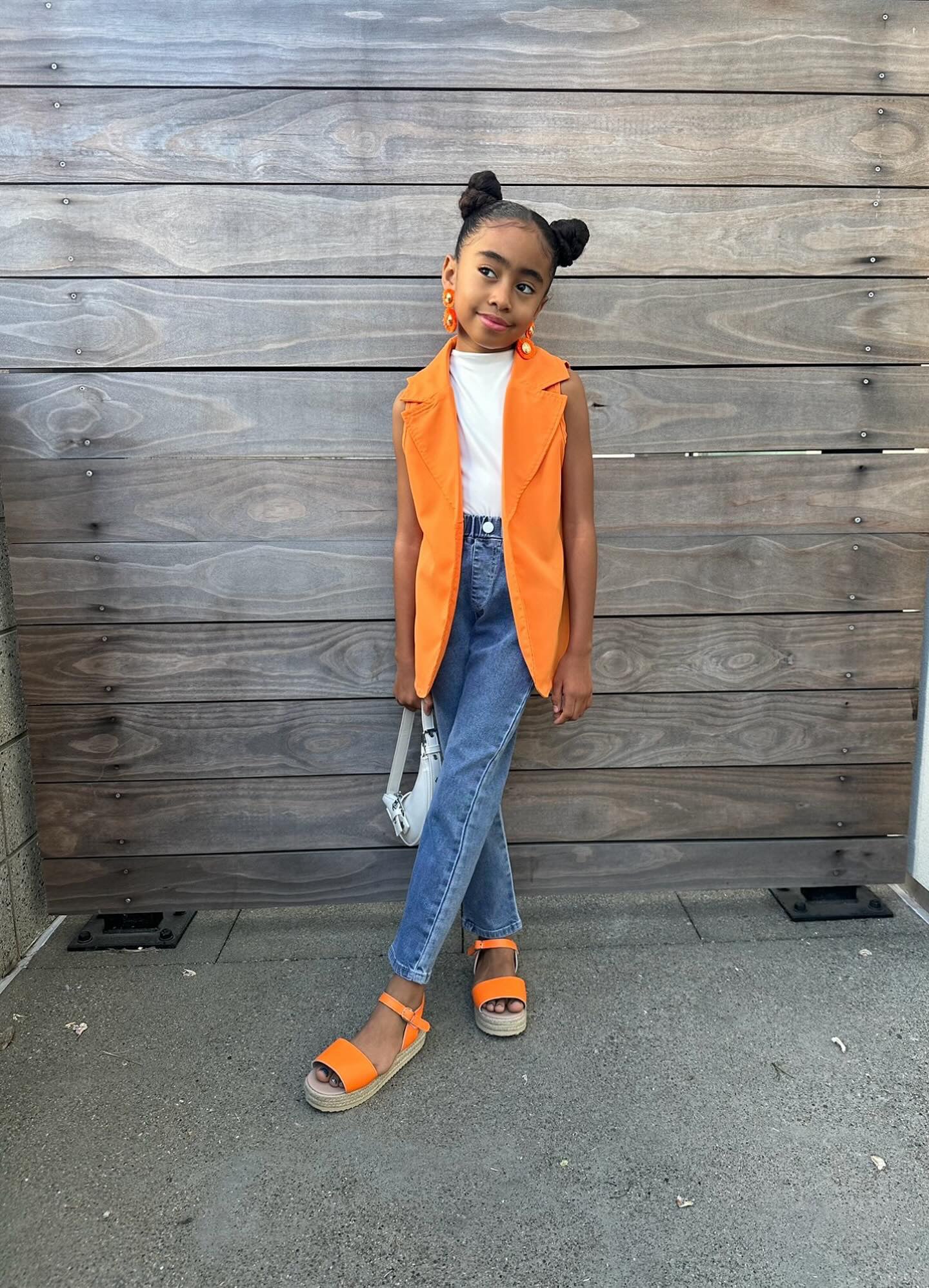 Orange Icon Espadrille Sandals