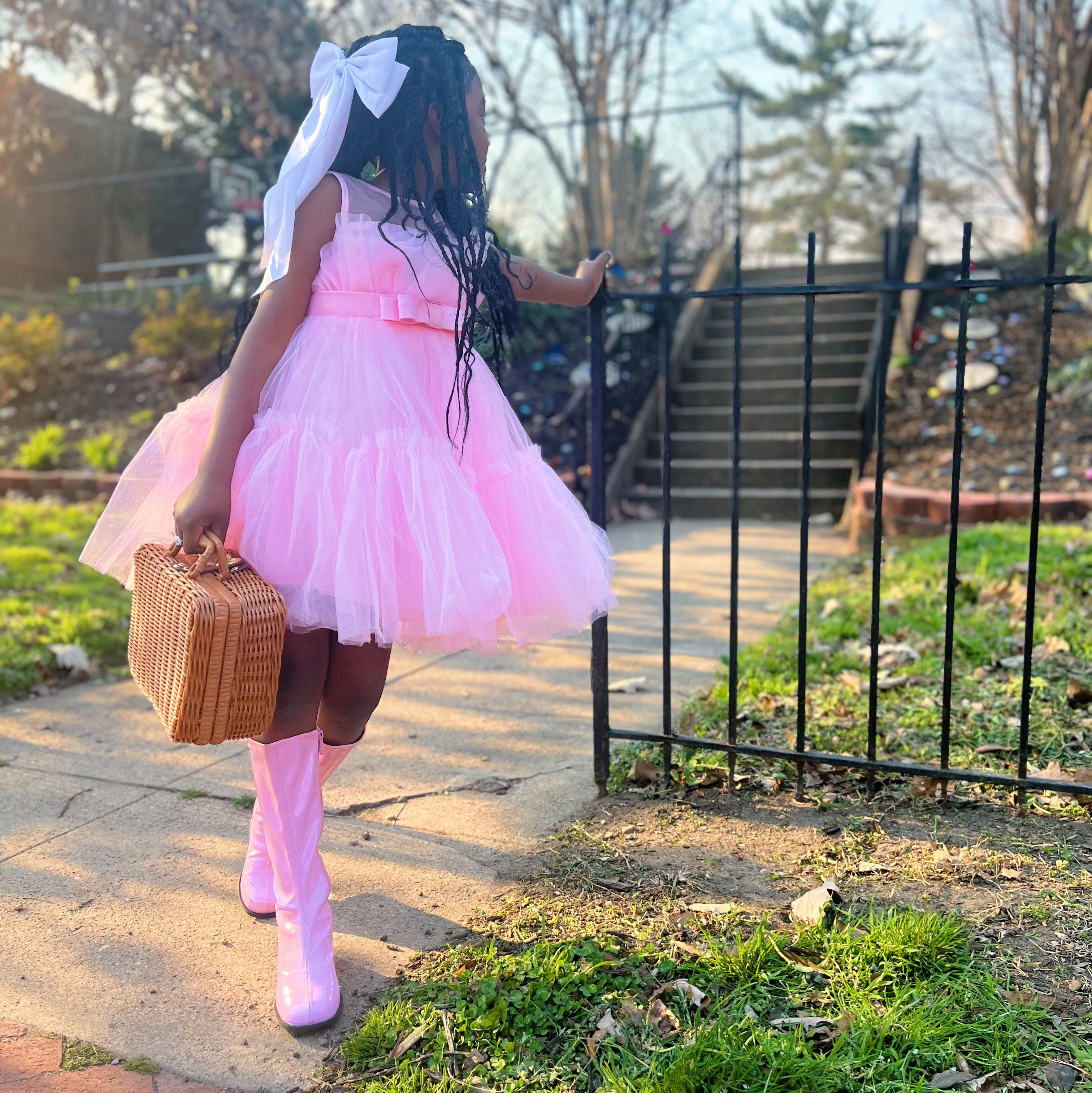 Shayla Pink TuTu Dress – Winter's Lemonade Stand