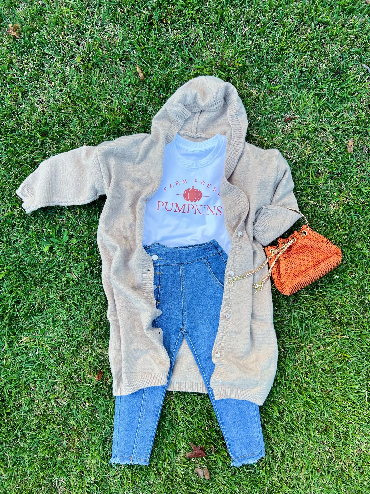 Grey Hailey Oversized Long Cardigan
