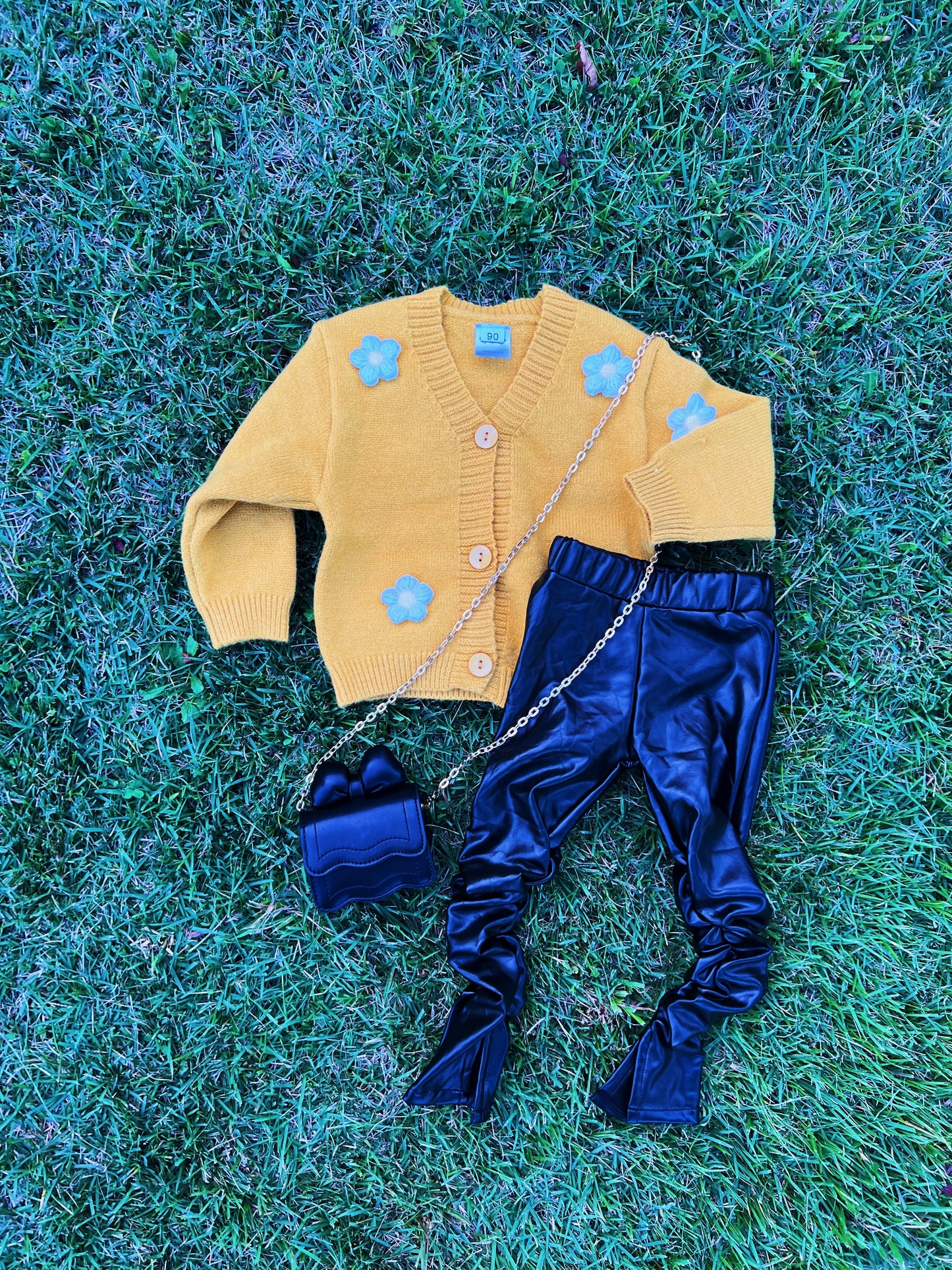 Jada Stacked Vegan Leather Pants