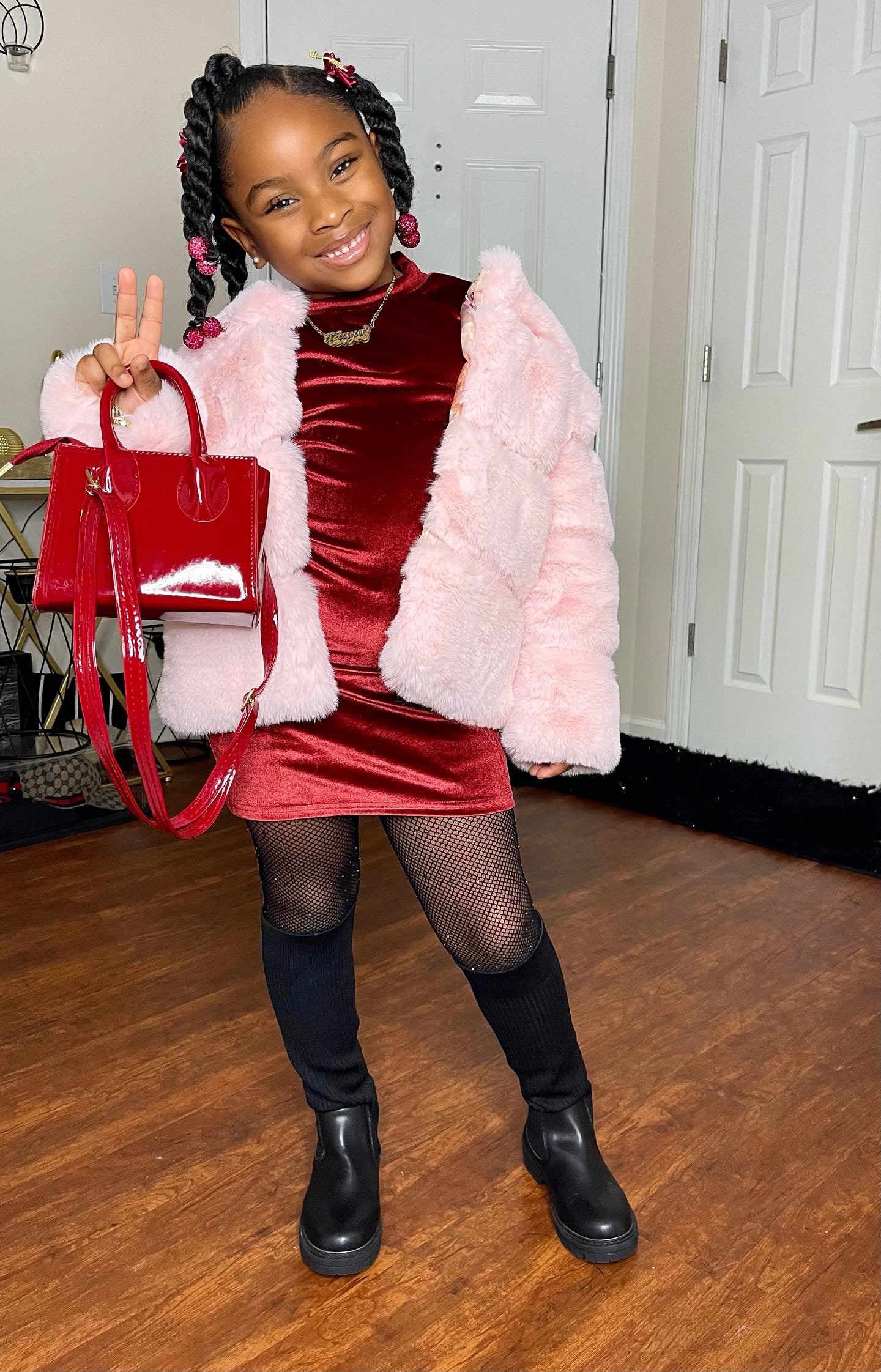 Velvet Valentine Dress