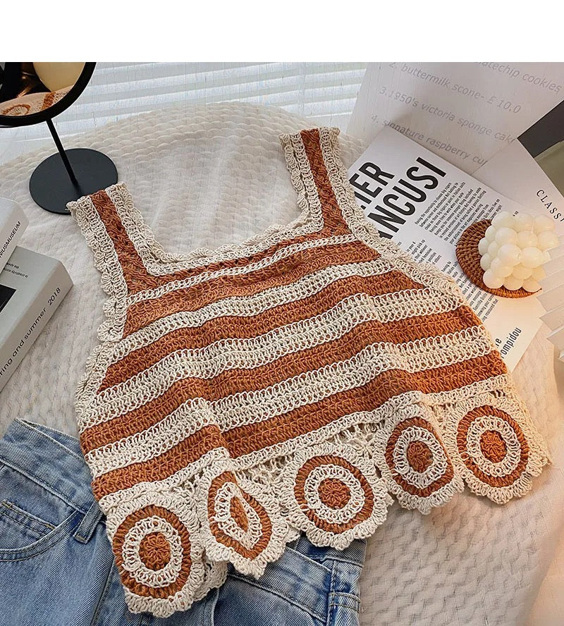 Neutral Girl’s Crochet Top
