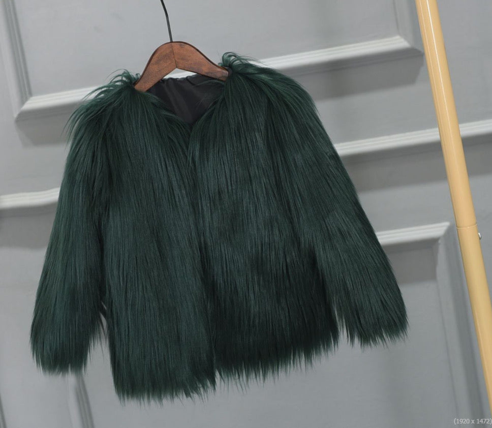Holiday Shag Fur Coat