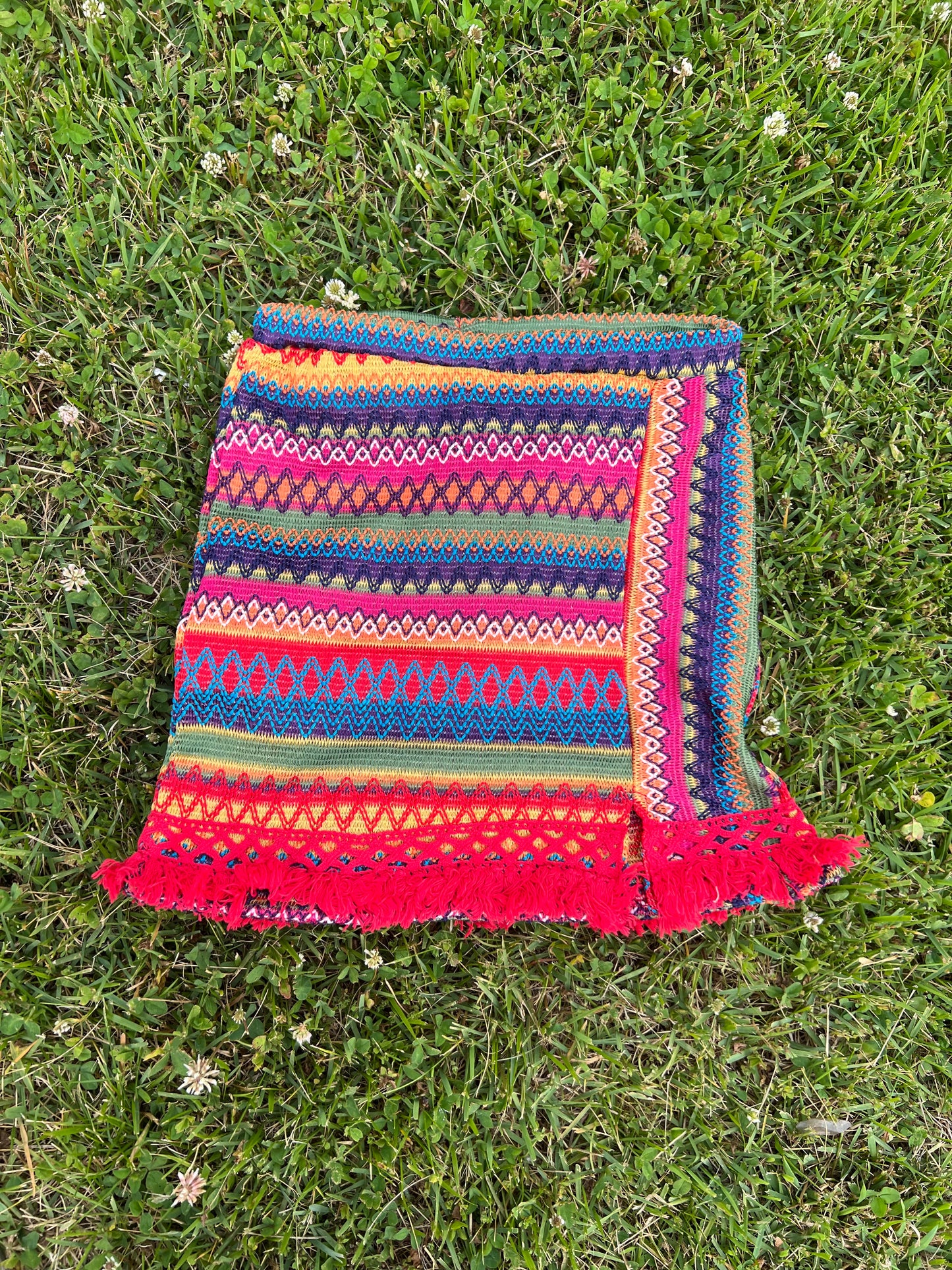 Mila Knit Fringe Skirt