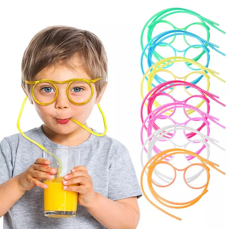 Pool Party Glasses Straws
