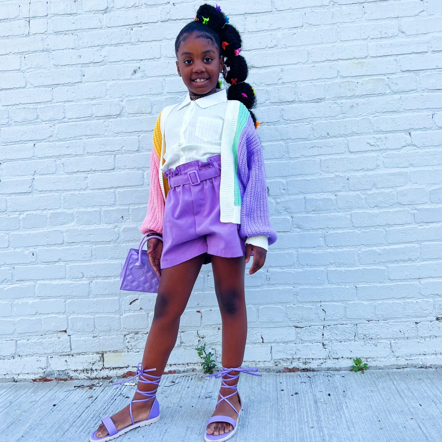 Color Block Light Weight Cardigan