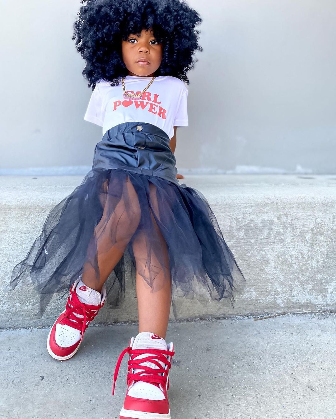 Baby Black Tulle Skirt