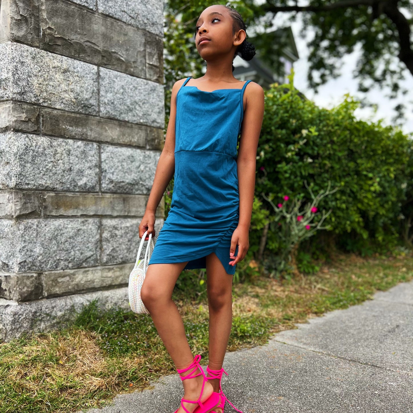 Le bleu Sarcelle Sling Dress