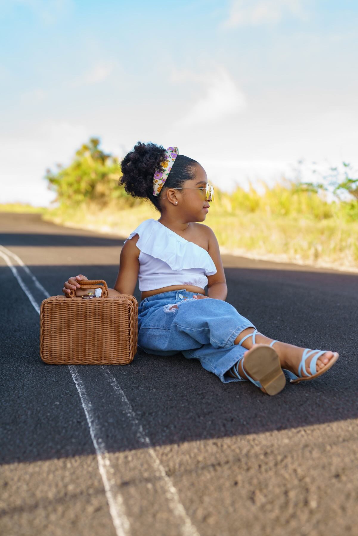 Sasha One Sleeve Baby Doll Top