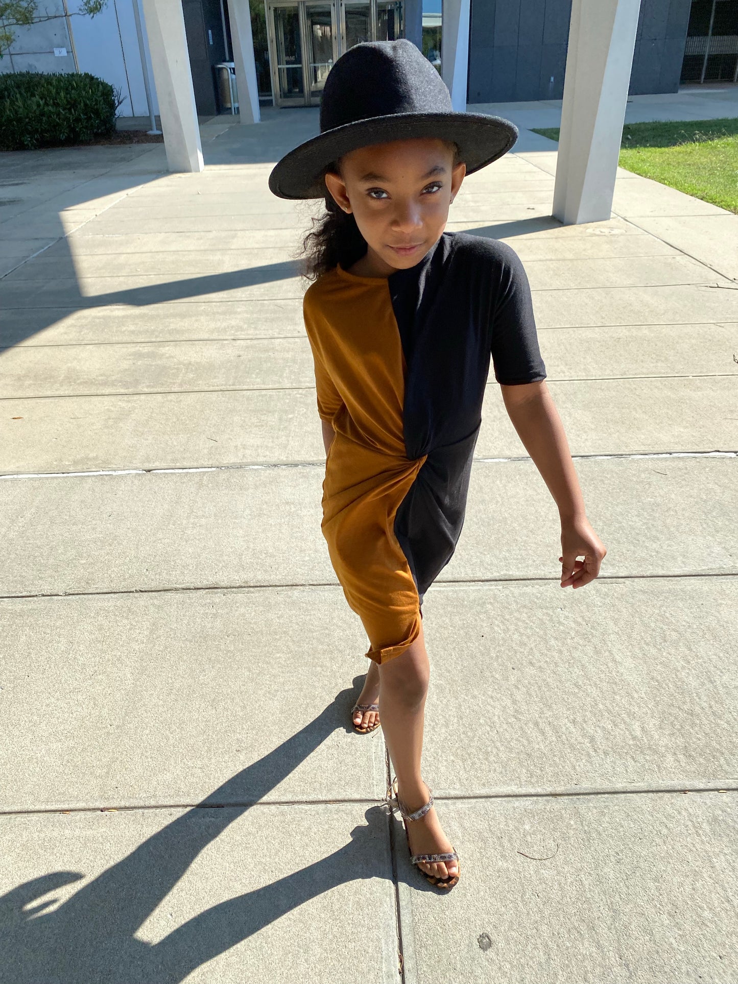 Natalie Upscale Two Toned Dress