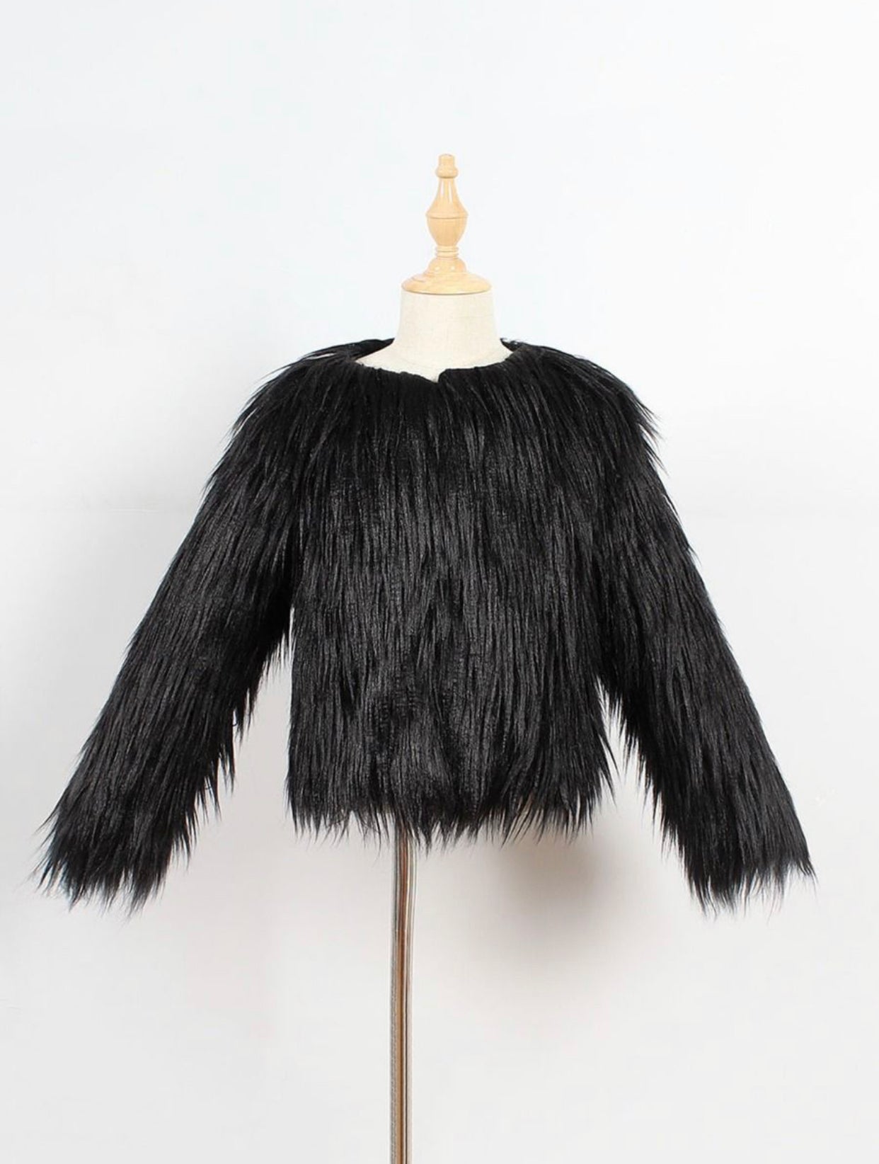 Baby Black Shaggy Coat