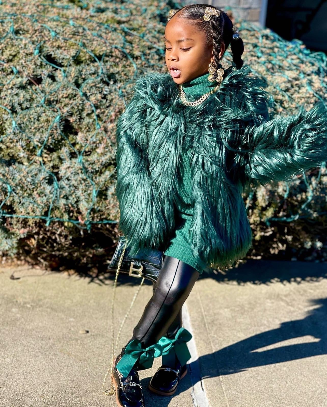 Holiday Shag Fur Coat