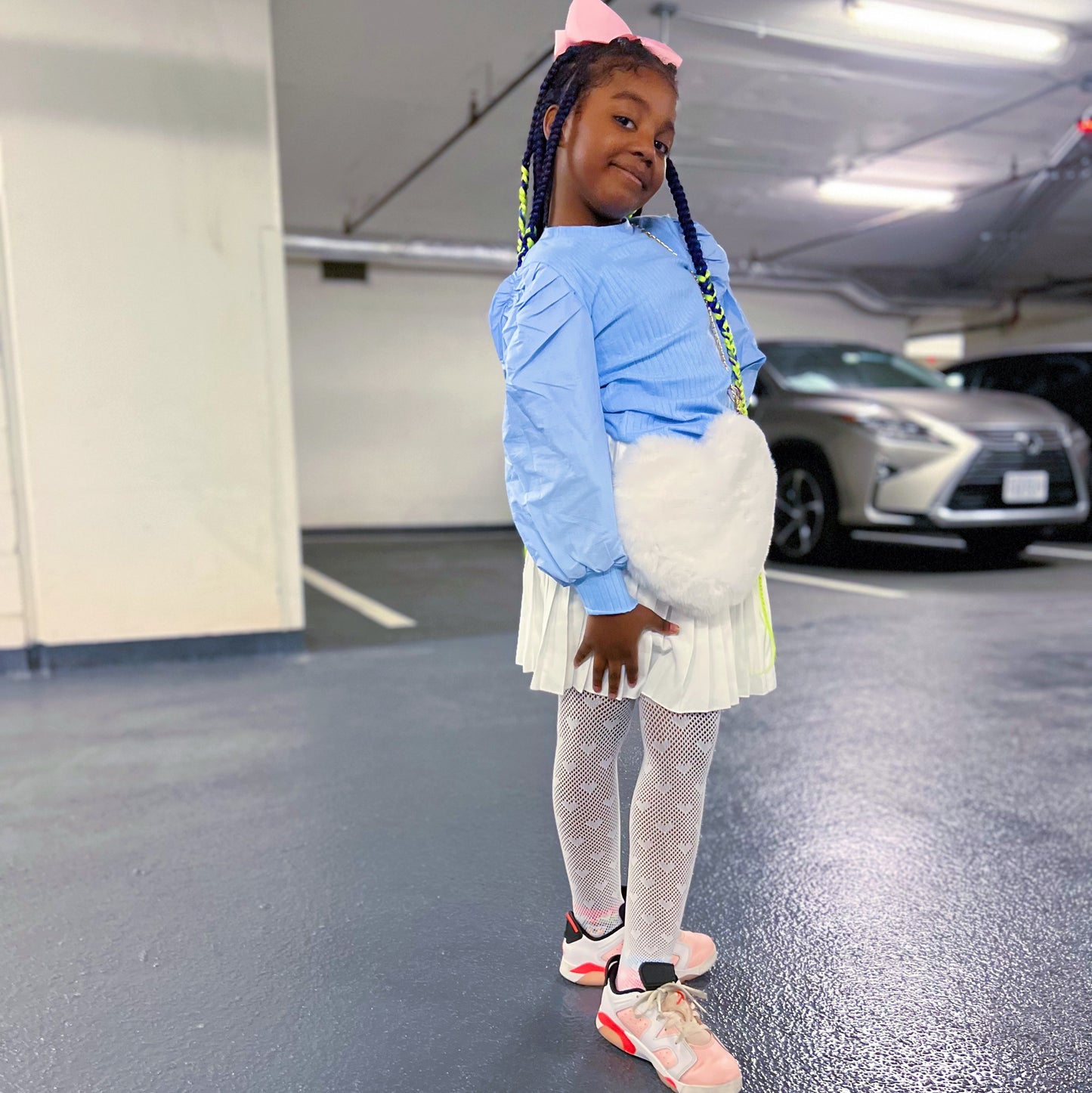 Dove White Pleated Skirt