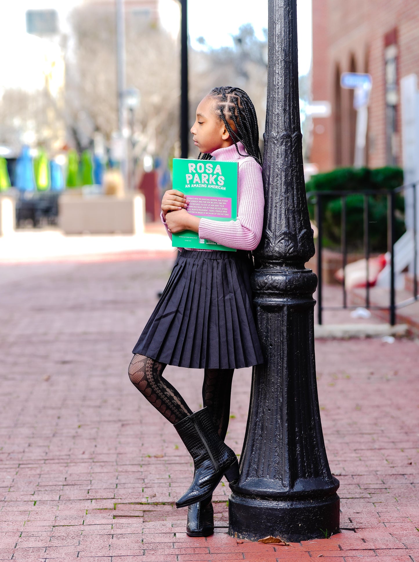 Midnight Black Pleated Skirt