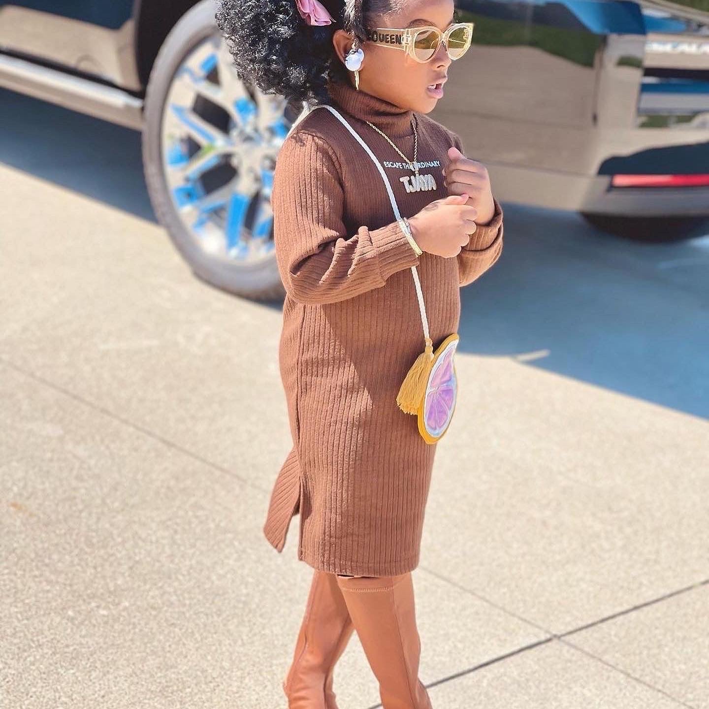 Ribbed Sweater Dress