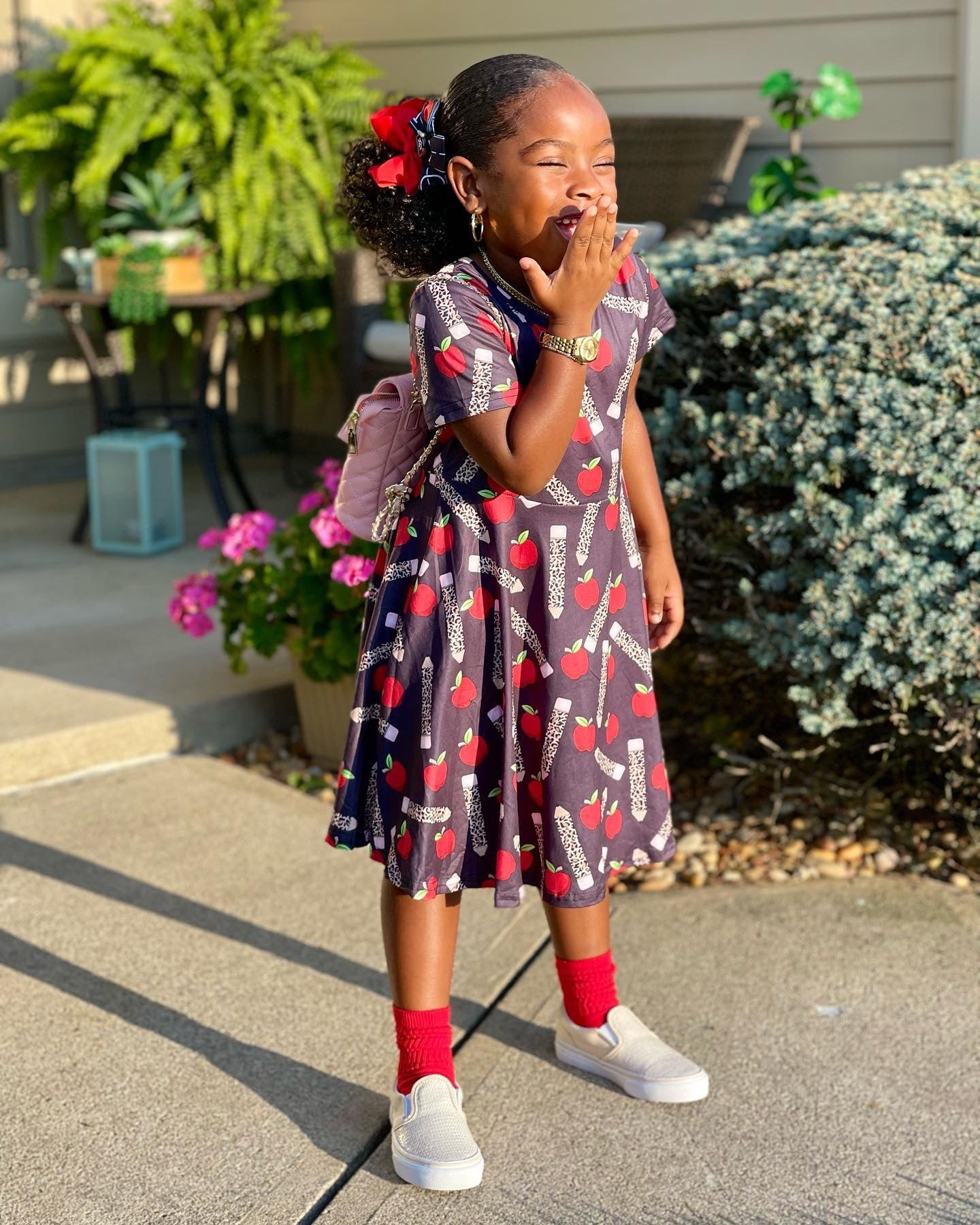 red and white leopard print dress Leopard Button-down Maxi Dress with Red Details