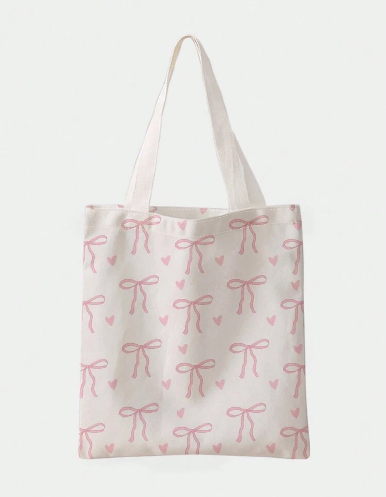 Soft Girl Era Bow Tote Bags