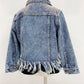 90’s Baby Vintage Distressed Denim Jacket