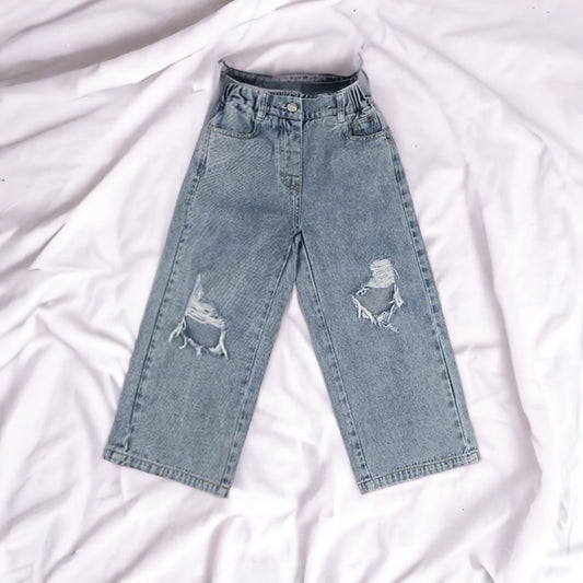 Hippie Girl Distressed Denim Jeans