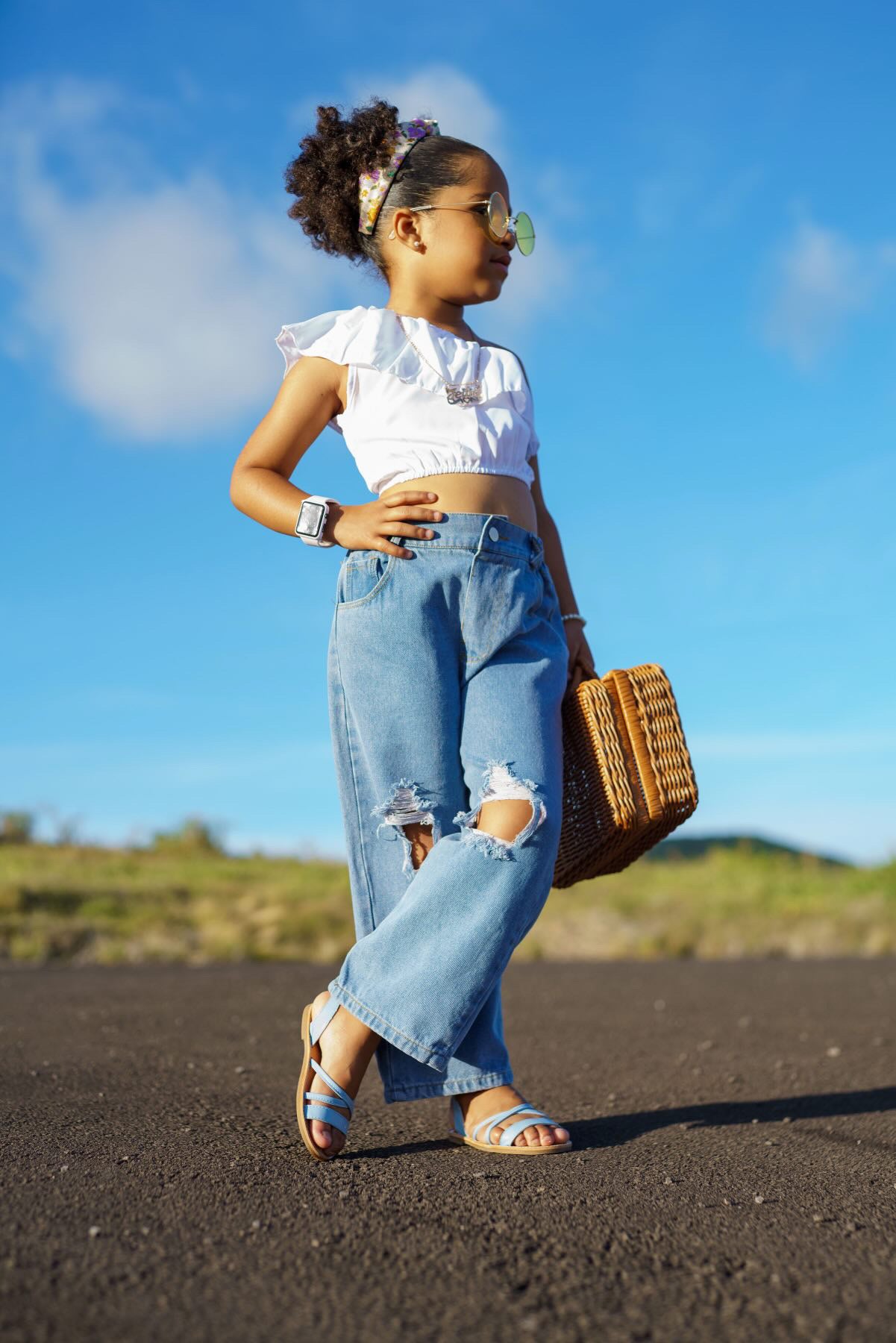 Hippie Girl Distressed Denim Jeans – Winter's Lemonade Stand