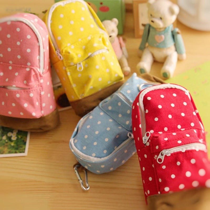 Backpack Pencil Pouches w/ key Chain