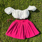 Olivia Pink Pleated Skirt