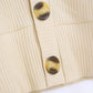 3 Button Sand Cardigan